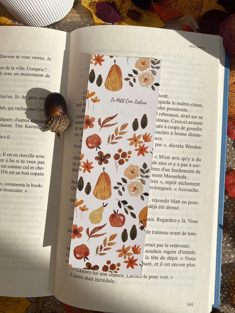 Miniature : [ AUTOMNE ] Marque-page Automne Gourmand, Petit format
