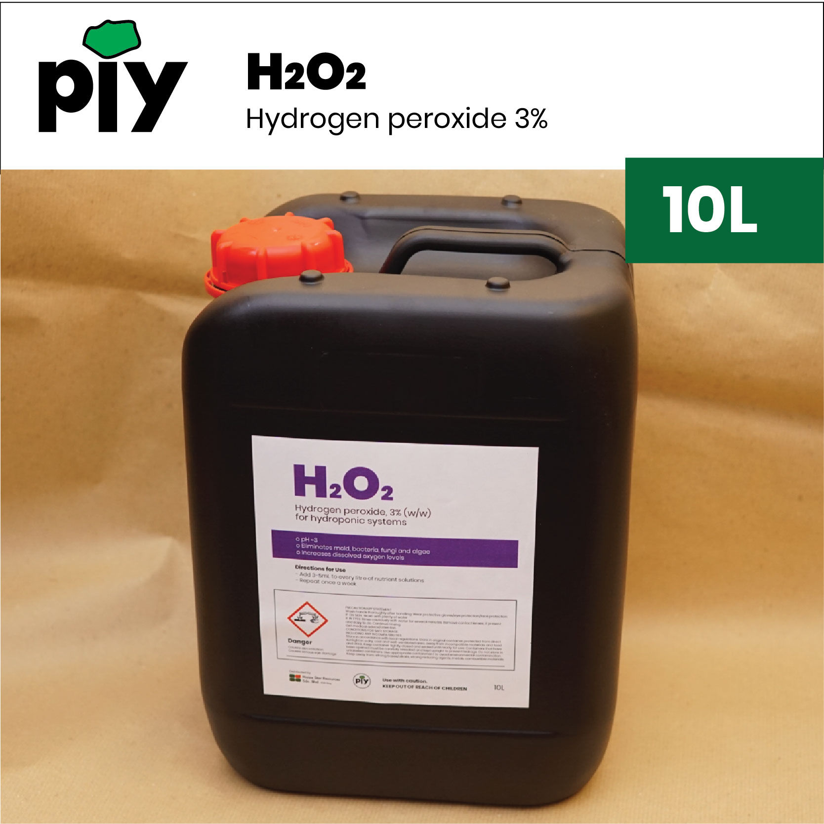 [10L] Hydrogen peroxide H2O2 3% (w/w)
