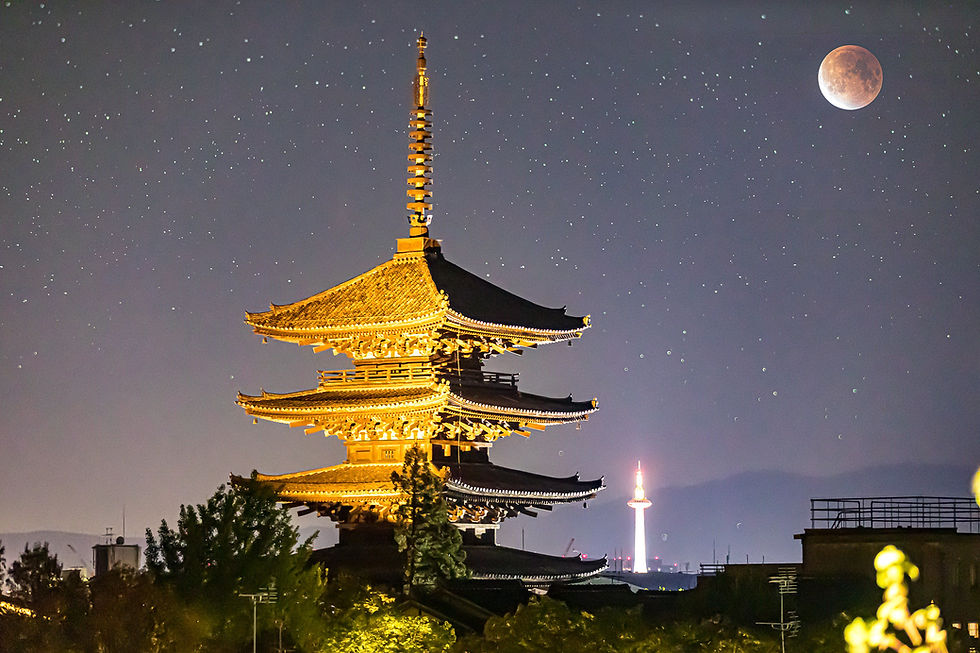 Old Japanese temple