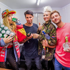 Fun backstage moment