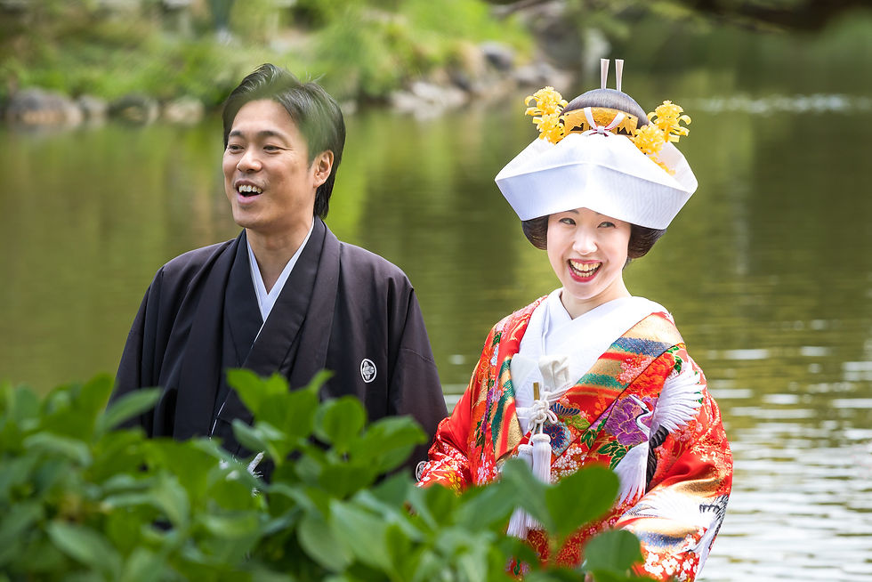 Japanese couple married