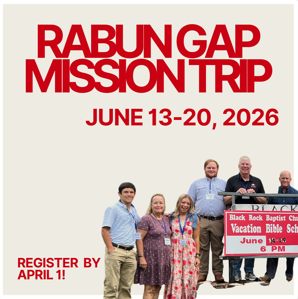 Rabun Gap Mission Trip
