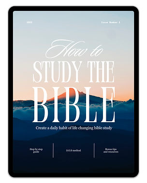 How to Study the Bible Guide Free Download