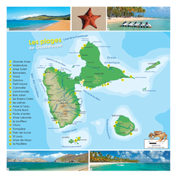 Carte postle Guadeloupe