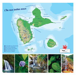 Carte postle Guadeloupe