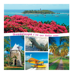Carte postle Guadeloupe