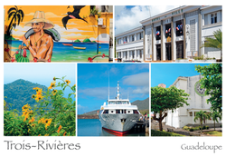 Carte postle Guadeloupe