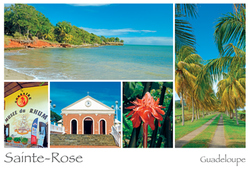 Carte postle Guadeloupe