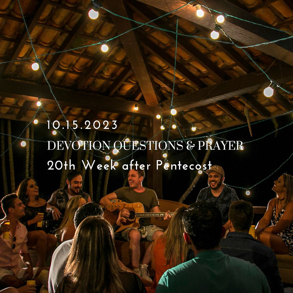 Devotion Questions & Prayer