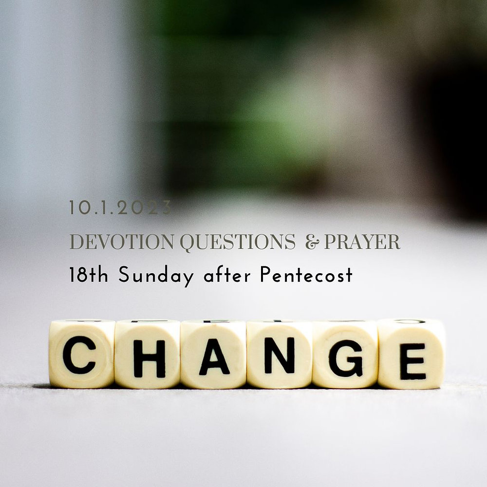 Devotion Questions & Prayer