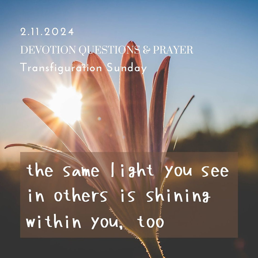 Devotion Questions & Prayer