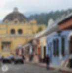 Calles coloridas de La Antigua