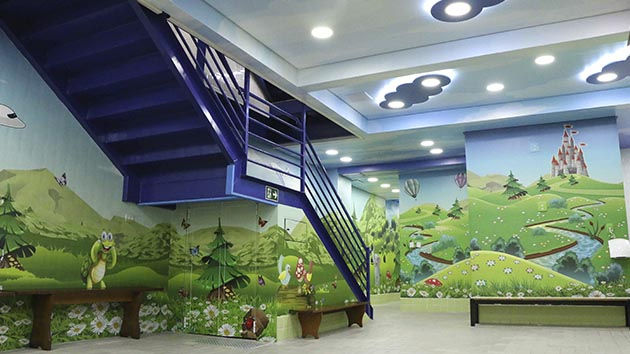 Pátio Educação Infantil - Colégio EBE Objetivo - Infraestrutura