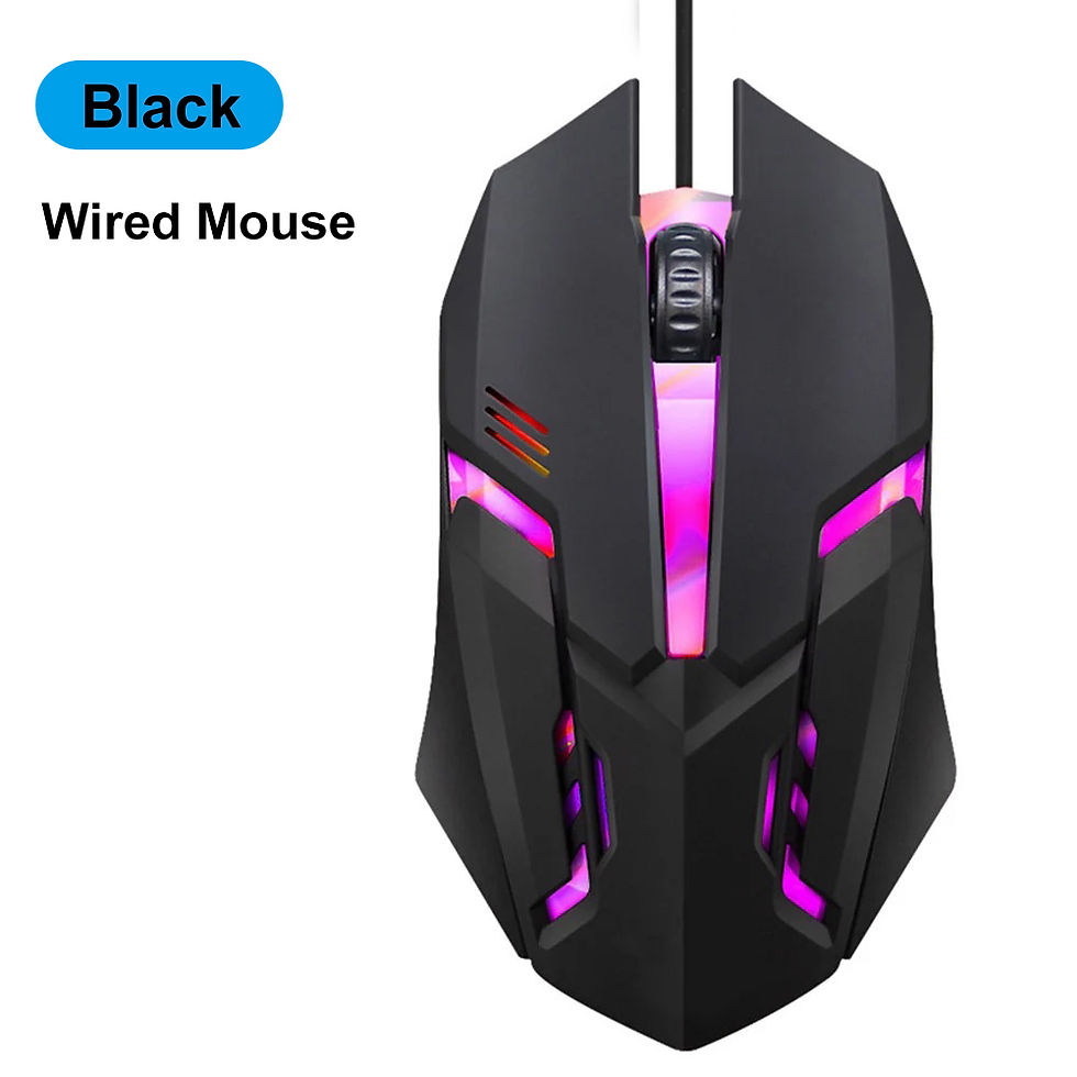 Miniatura: Bluetooth 5.2 Mouse RGB 2.4G Wireless Mouse Dual-Mode Gaming Mouse 6 Buttons Sil