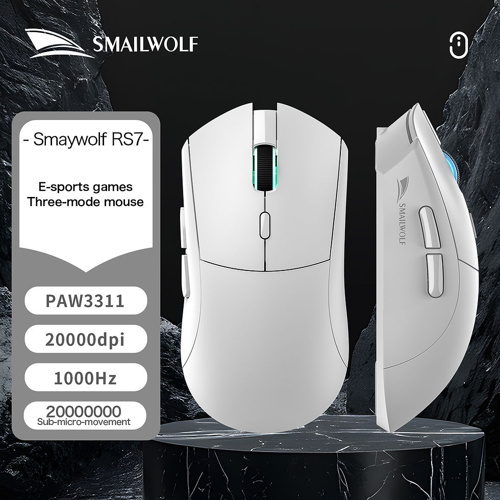 Miniatura: SMAILWOLF RS7 Bluetooth Wireless Mouse Three-Mode Gaming Notebook Desktop Comput