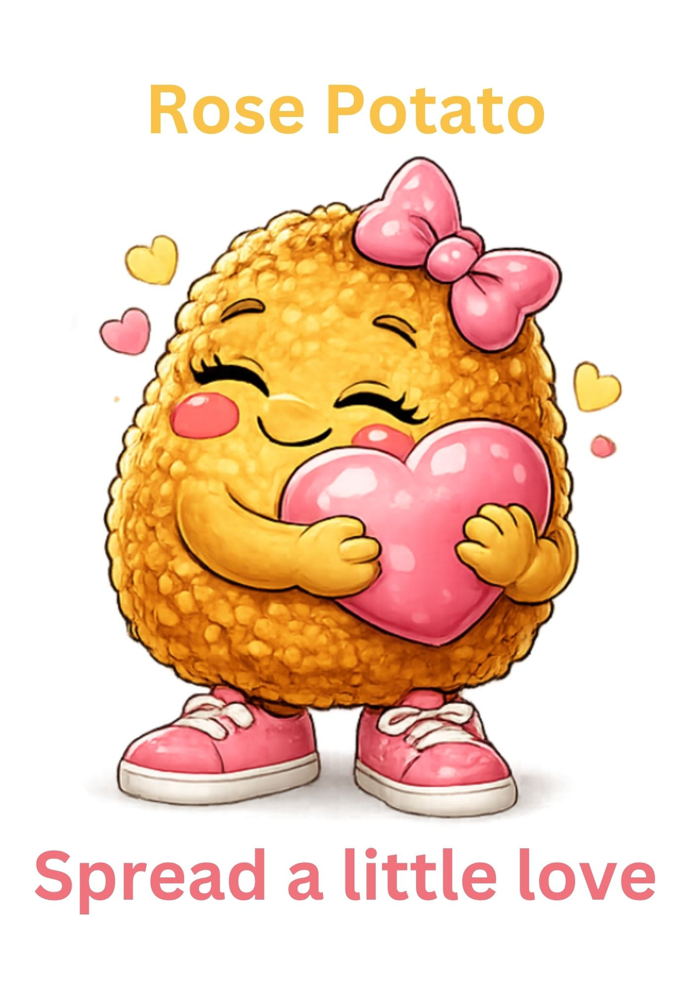 Rose Potato - Spread a Little Love A4 Values poster