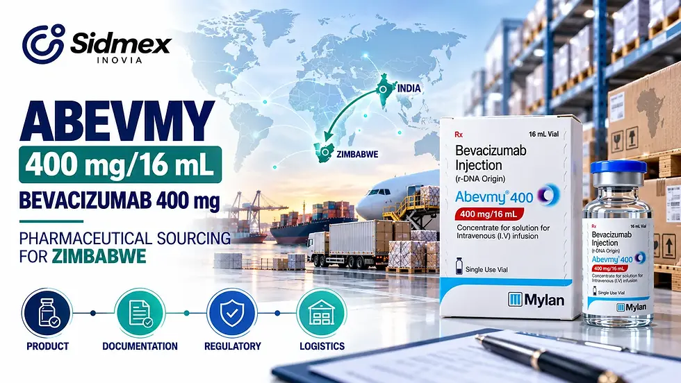 Abevmy 400 mg/16 mL in Zimbabwe: Bevacizumab Sourcing Guide