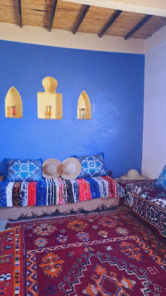 Moroccan living room in guest house