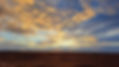 coucher de soleil et nuages sur les dunes du sahara