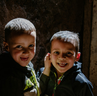 enfants marocains qui sourient