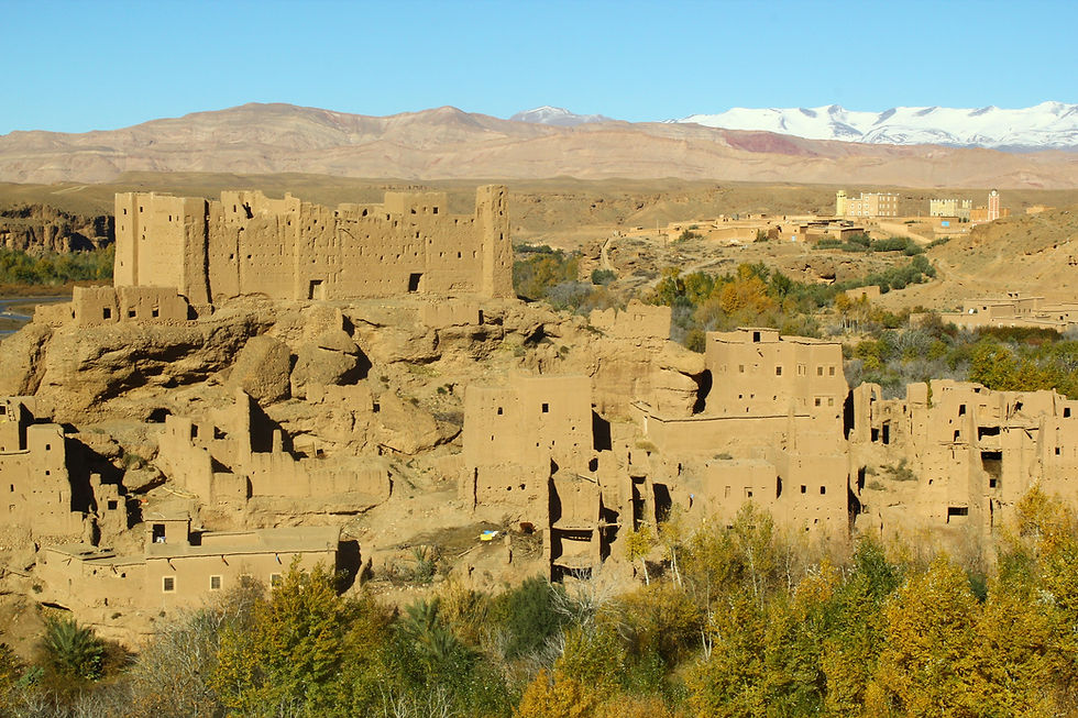 ancienne kasbah de la vallée des roses