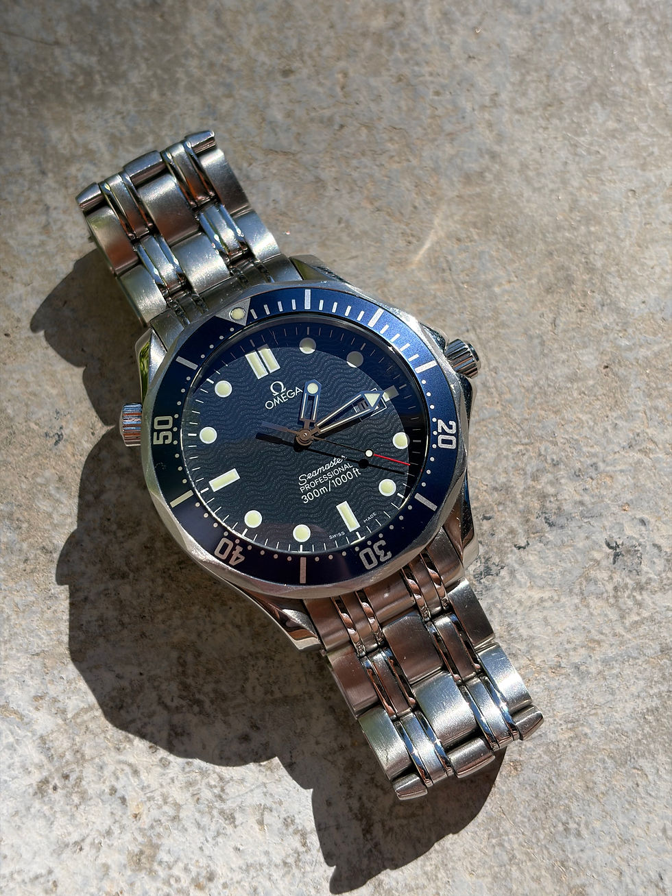 Miniature : Omega seamaster Bond quartz