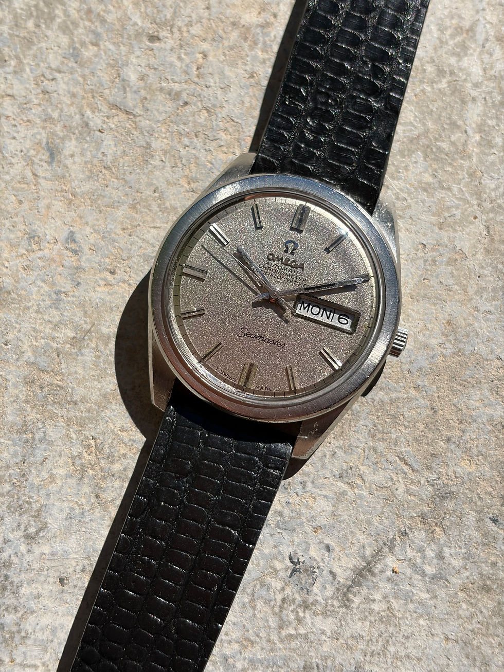 Miniature : Omega seamaster COSC sand dust dial