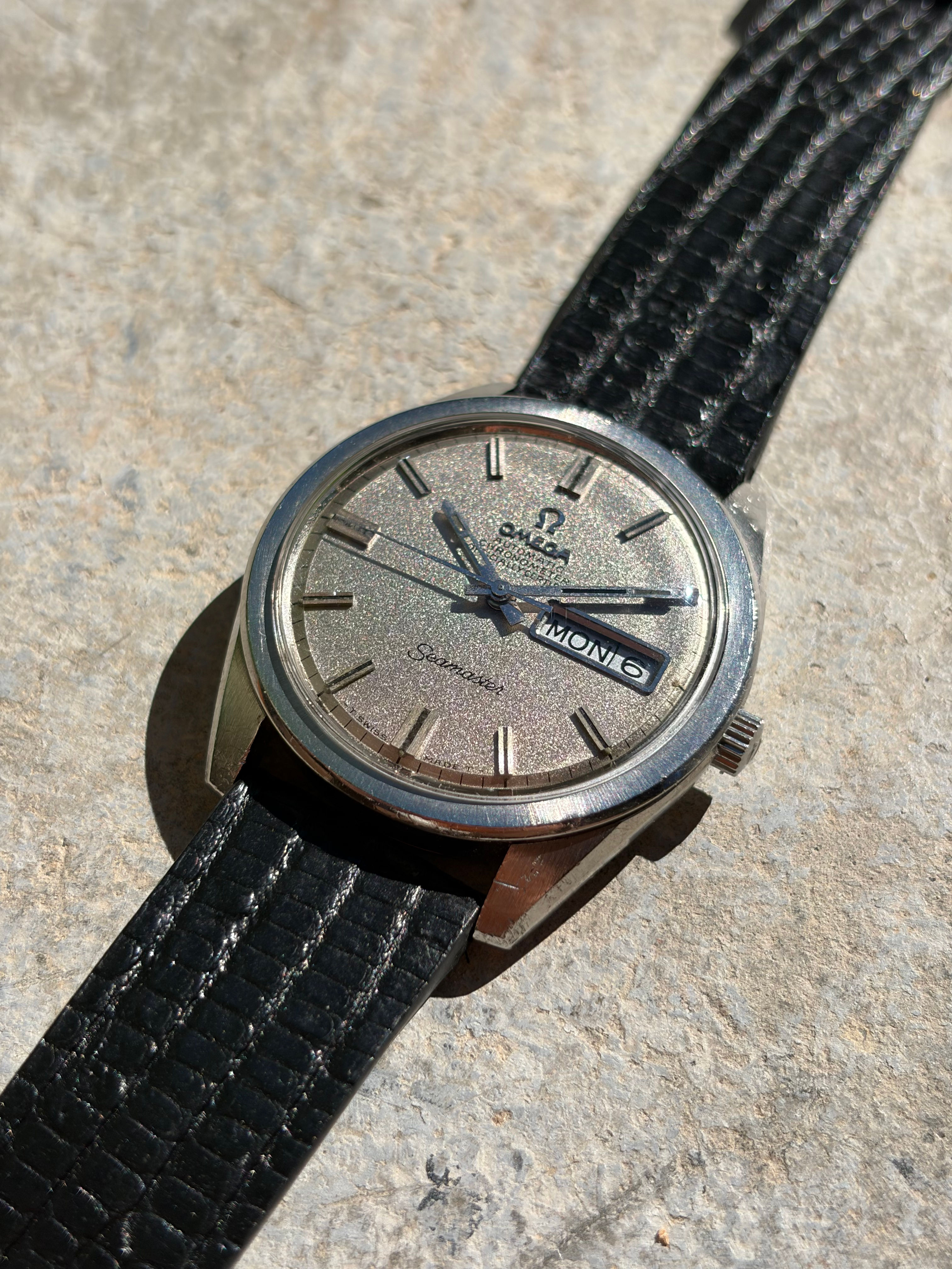 Omega seamaster COSC sand dust dial