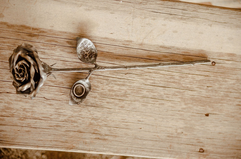 Thumbnail: Nickel Rose Ring Holder