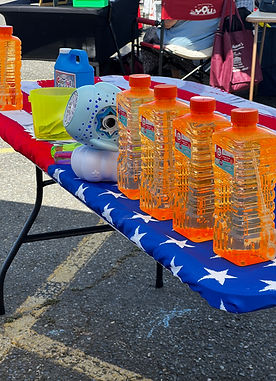 bubbles on a table
