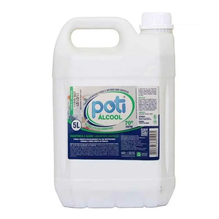 Álcool 70° 5 Litros INPM - Poti
