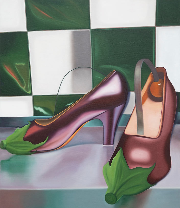 Tightrope, 2024
Oil on canvas, 110 x 95 cm