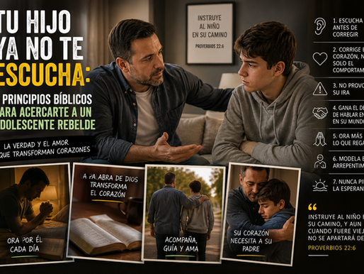 Tu hijo ya no te escucha: 7 principios bíblicos para acercarte a un adolescente rebelde