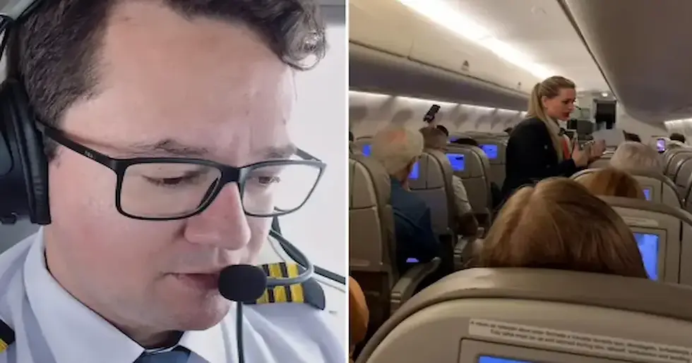 Piloto predica sobre Jesús durante vuelo.