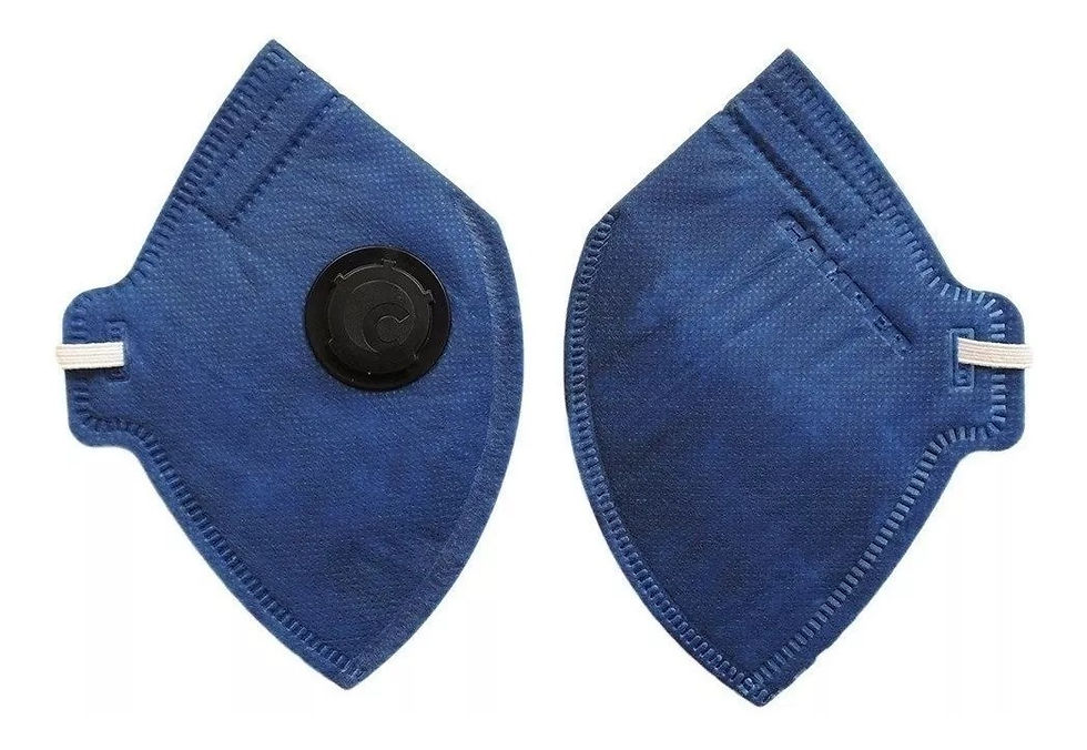 Miniatura: 8 Máscaras Respirador Proteção N95 Com Válvula Pff2 Inmetro