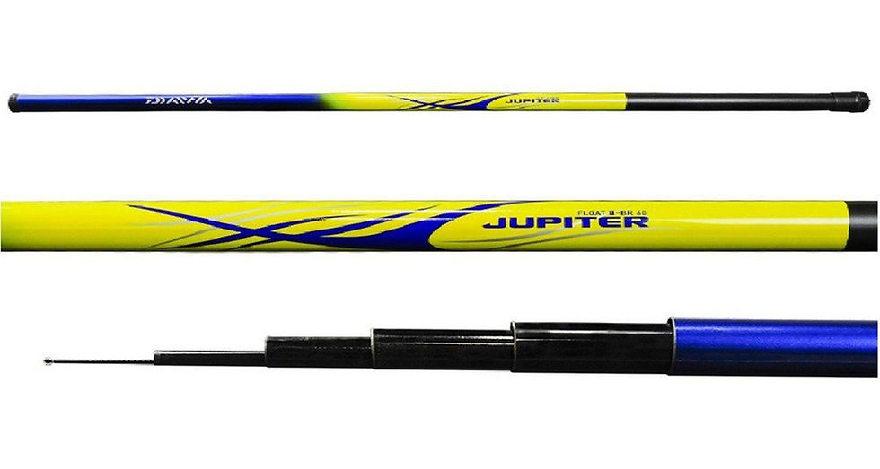 Kit 4 Varas Telescópica Daiwa Jupiter Jf 40 4 Metros