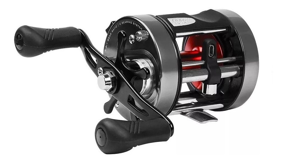 Miniatura: Carretilha Caster Power 400 Marine Sport Drag5kg Perfil Alto