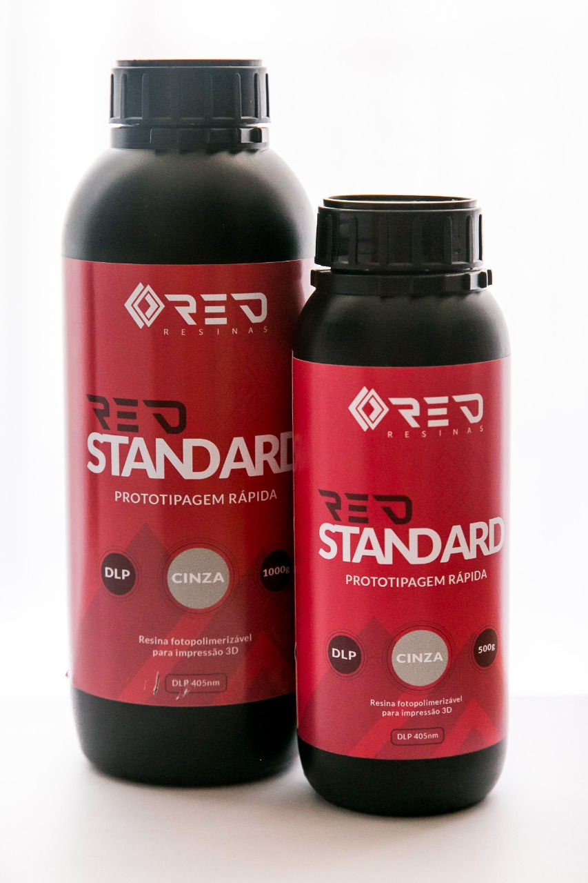 Miniatura: Resina Impressão 3d Prototipo/Modelo RED Stand. 500g Premium