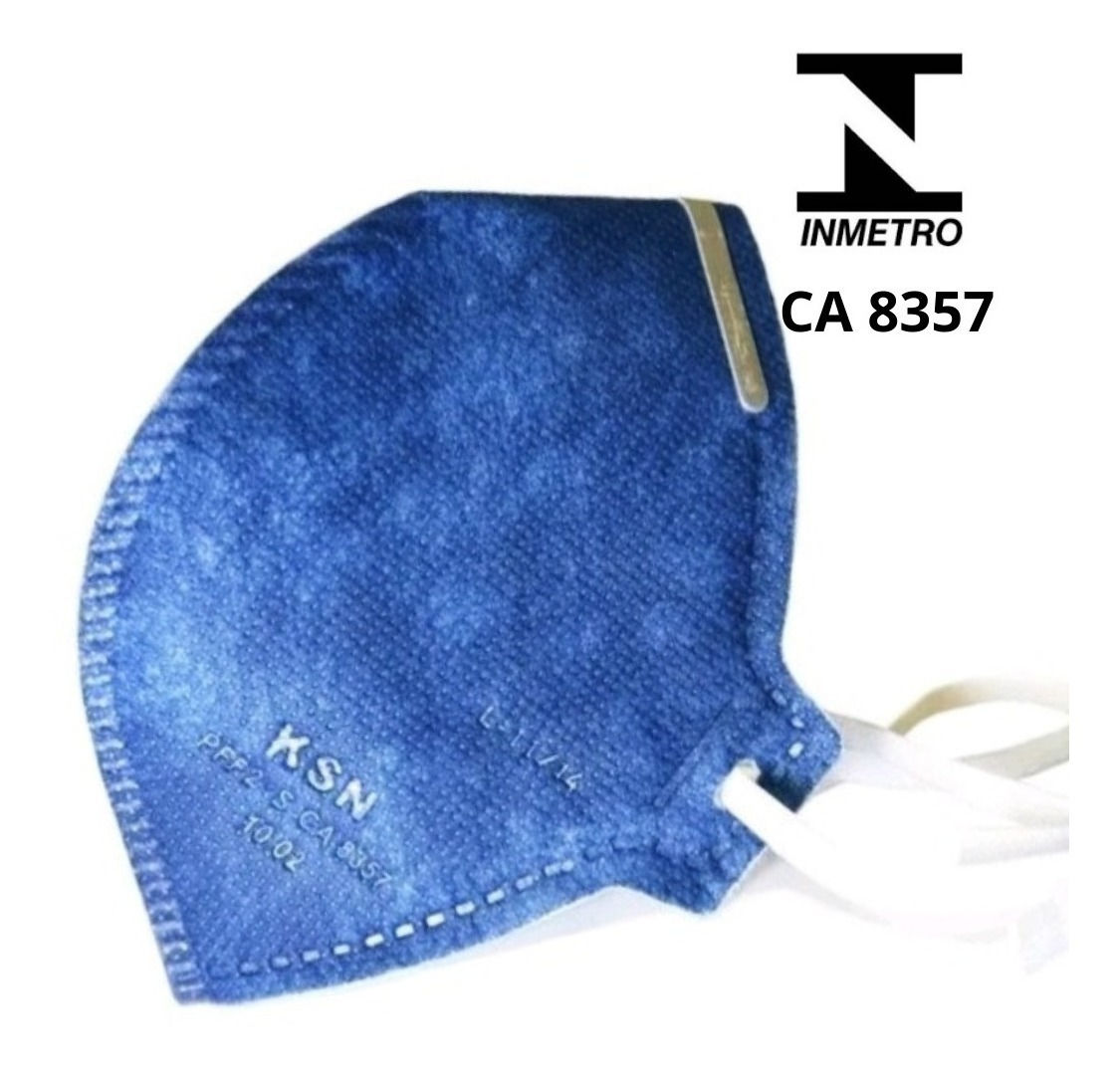 8 Máscaras Proteção Respirador N95 Pff2