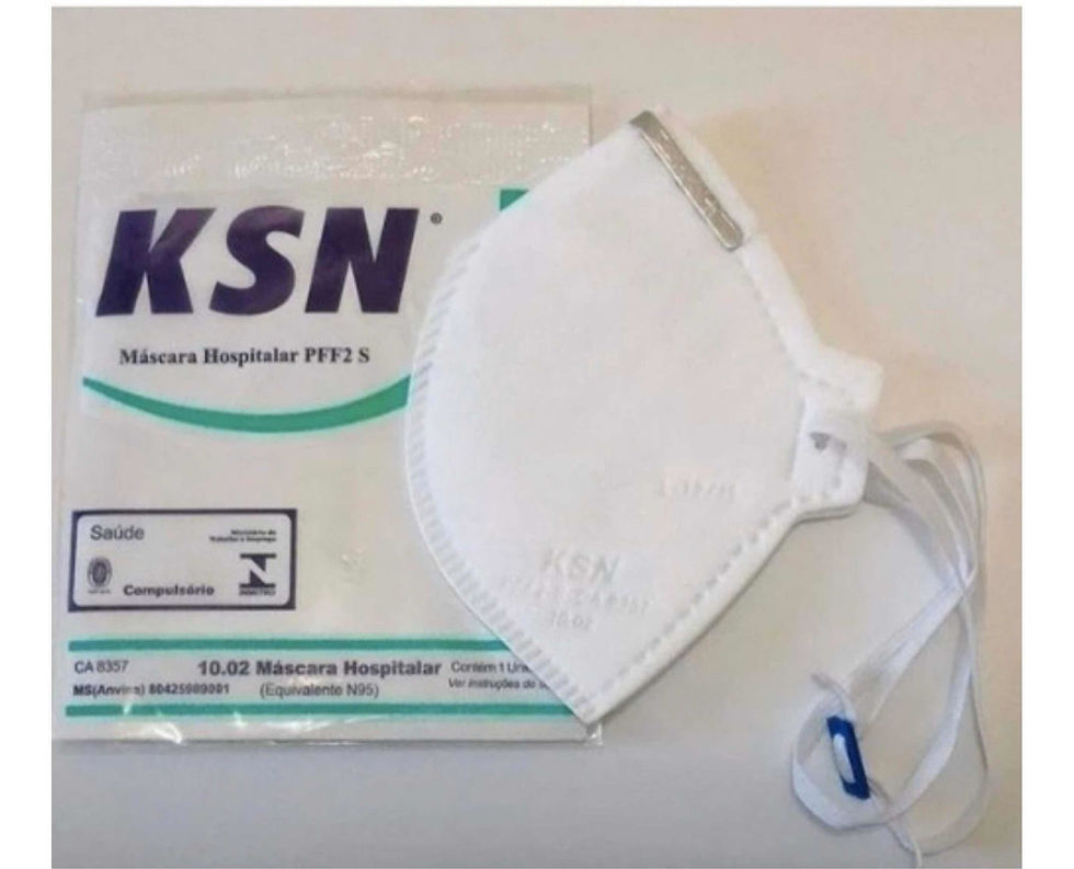 Miniatura: 30 Máscaras Hospitalar N95 Pff2 - Registro Anvisa Selo Inmetro Máscara Proteção