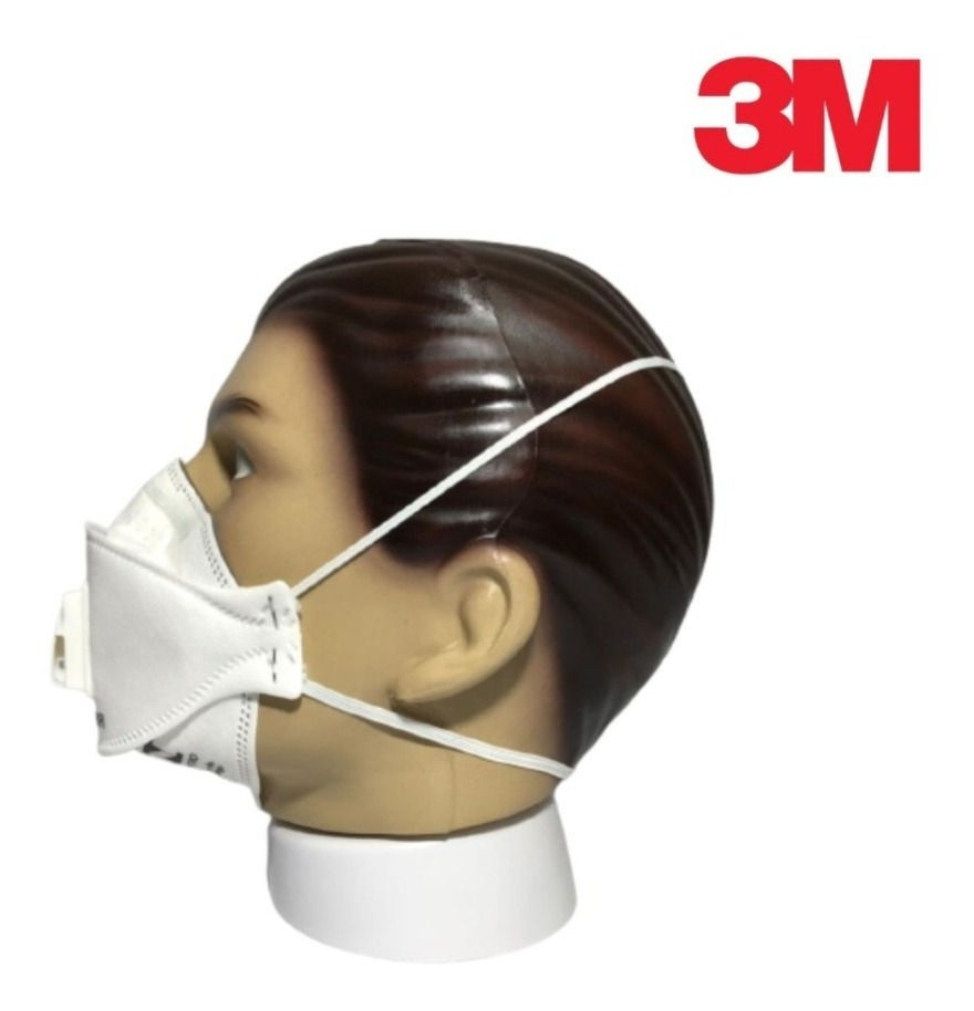 Miniatura: 50 Máscara Respiratória 3M Pff2 N95 Aura 9322 Anvisa Inmetro