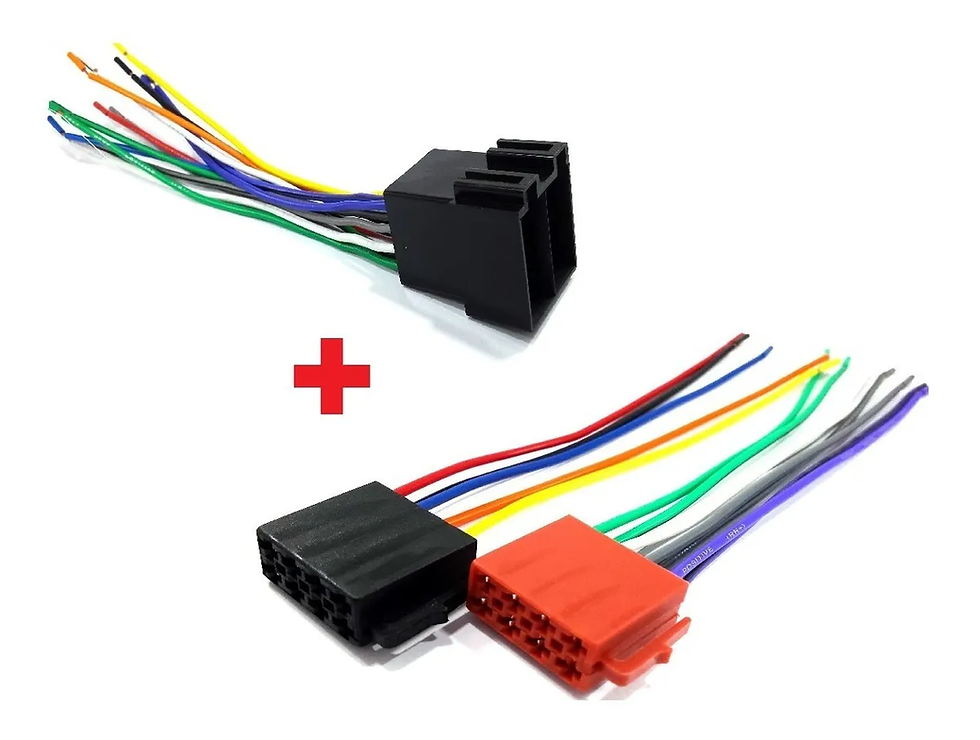 Chicote P/ Rádio 16 Vias Universal + Fic Femêa (1º Linha) kit