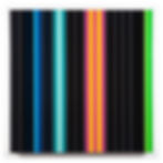 Explore Night Candy - 36" by Jarrad Heaslip, a contemporary abstract painting featuring bold color, clean lines, and geometric composition.