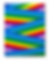 Banded Rainbow Light artwork with zigzagging color strips