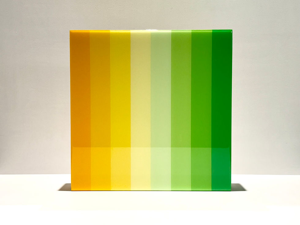 Yellow to Green Spectrum - JTH 12"x12"