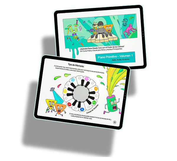 E-book Piano Primitivo | Aprende con el Poder de los Colores