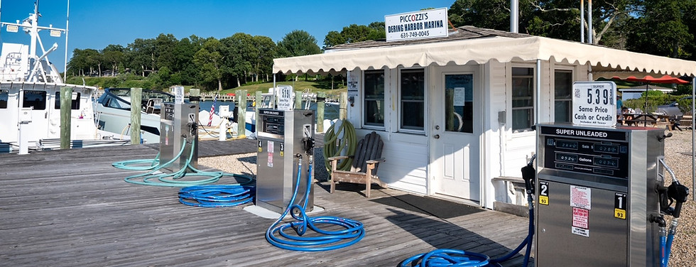 Fuel Dock at Dering Harbor Marina