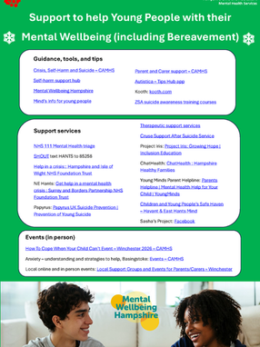 Mental Wellbeing Support