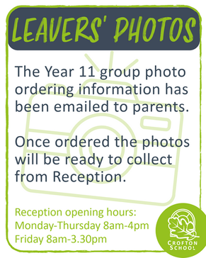 Leavers' Group Photo