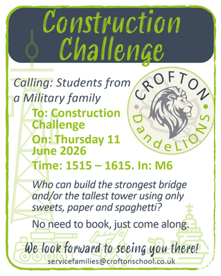 Crofton DandeLIONs - Construction Challenge